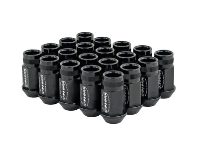 20 Pcs 12x1.25 Forged Lug Nut -Black <br> Universal