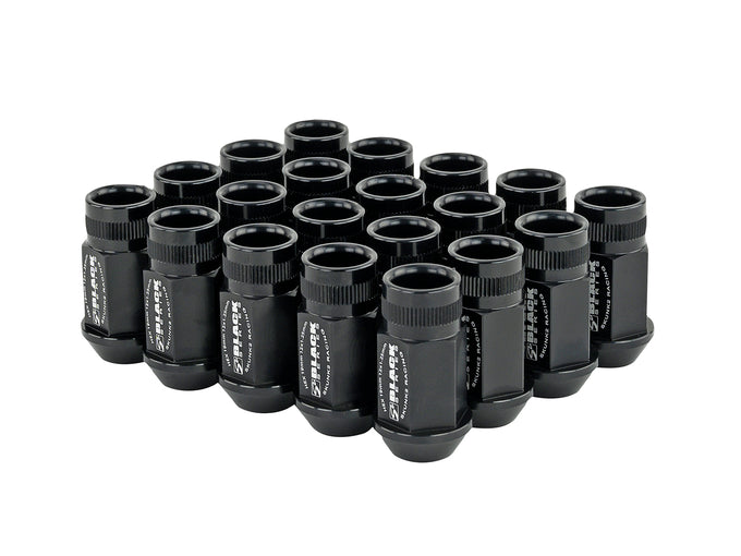 20 Pcs 12x1.25 Forged Lug Nut -Black <br> Universal