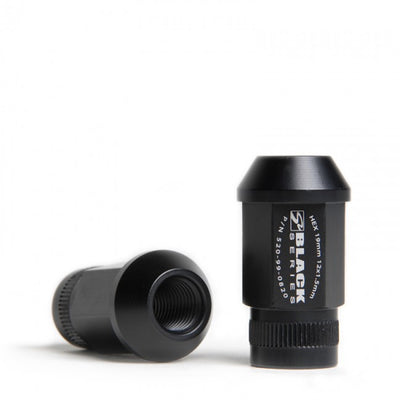 16 Pcs 12 x 1.5 Forged Lug Nut Set (Black Series) <br> Universal
