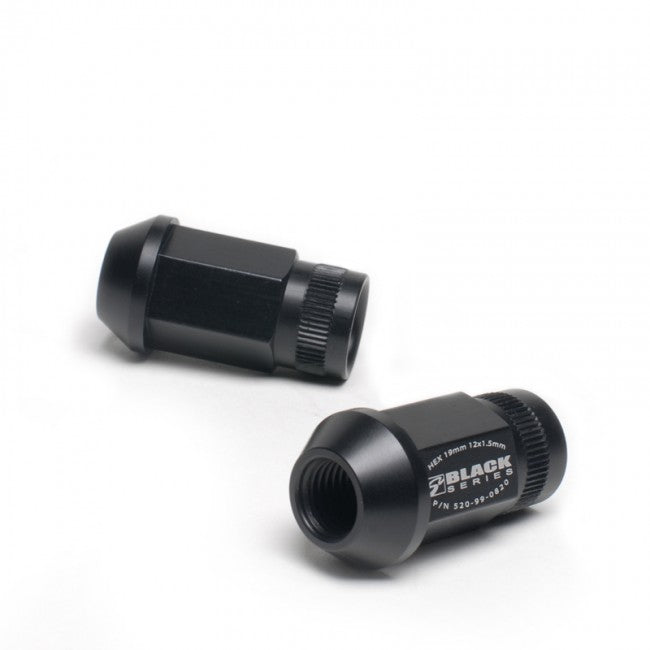 16 Pcs 12 x 1.5 Forged Lug Nut Set (Black Series) <br> Universal