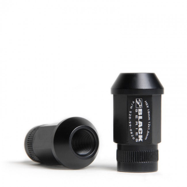 20 Pcs 12 x 1.5 Forged Lug Nut Set (Black Series) <br> Universal