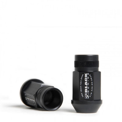 20 Pcs 12 x 1.5 Forged Lug Nut Set (Black Series) <br> Universal