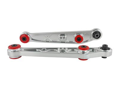 Alpha Series Rear Lower Control Arm Set - Clear <br> 89-95 Honda Civic/CRX, 90-01 Acura Integra