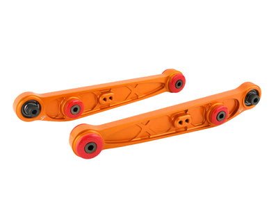Alpha Series Rear Lower Control Arm Set - Gold <br> 89-95 Honda Civic/CRX, 90-01 Acura Integra