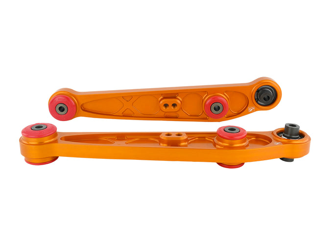 Alpha Series Rear Lower Control Arm Set - Gold <br> 89-95 Honda Civic/CRX, 90-01 Acura Integra