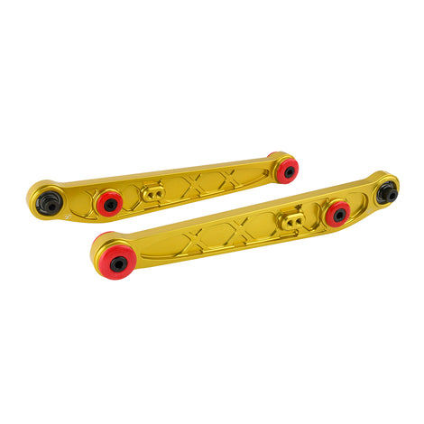 Alpha Series Rear Lower Control Arm Set - Gold <br> 96-00 Honda Civic