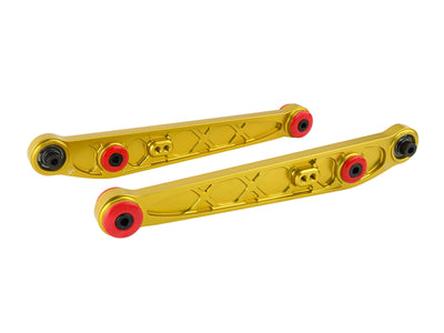 Alpha Series Rear Lower Control Arm Set - Gold <br> 96-00 Honda Civic