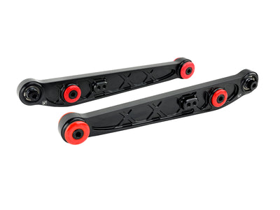 Alpha Series Rear Lower Control Arm Set - Black <br> 96-00 Honda Civic