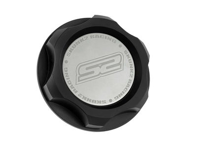 M33 x 2.8 Black Series Honda Billet Oil Cap <br> Honda Universal