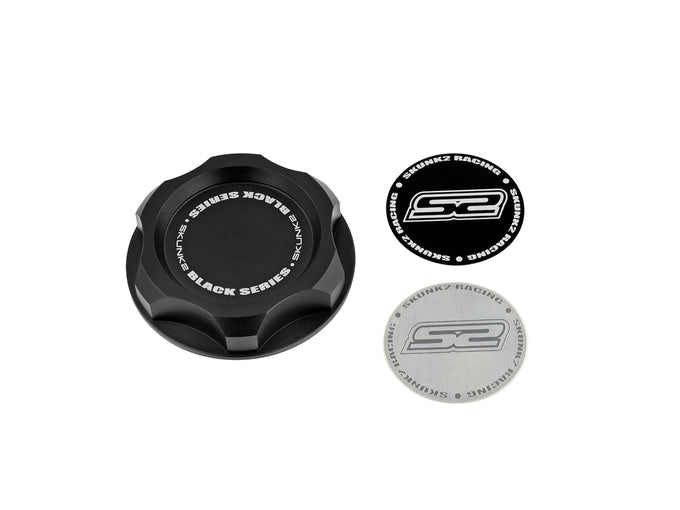 M33 x 2.8 Black Series Honda Billet Oil Cap <br> Honda Universal