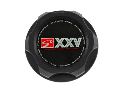 M33 x 2.8 Billet Oil Cap(25th Anniversary Black) <br> Honda Universal