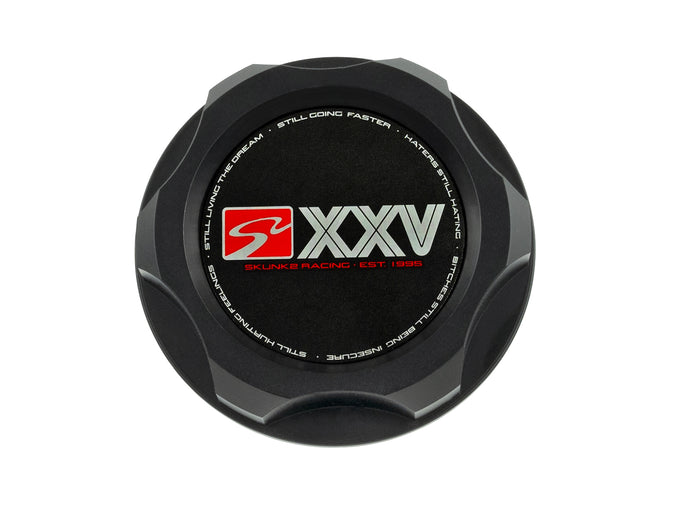 M33 x 2.8 Billet Oil Cap(25th Anniversary Black) <br> Honda Universal