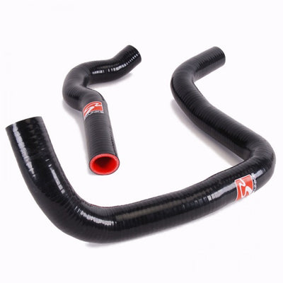 Black/Red 2 Radiator Hose Kit <br> Honda B16A/B16B/B18C/B18C5