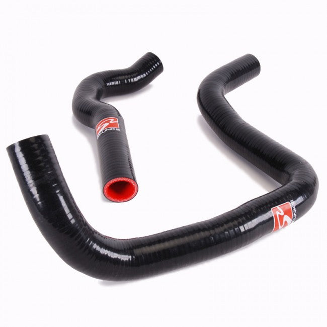 Black/Red 2 Radiator Hose Kit <br> Honda B16A/B16B/B18C/B18C5