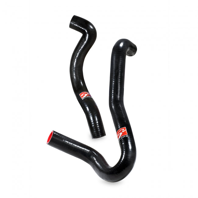 Black/Red 2 Radiator Hose Kit <br> 06-11 Honda Civic Si
