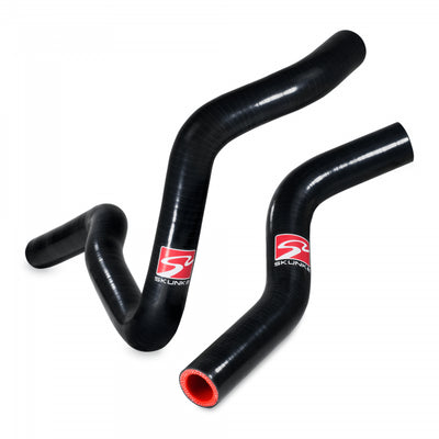 Black/Red 2 Radiator Hose Kit <br> Honda D15/D16