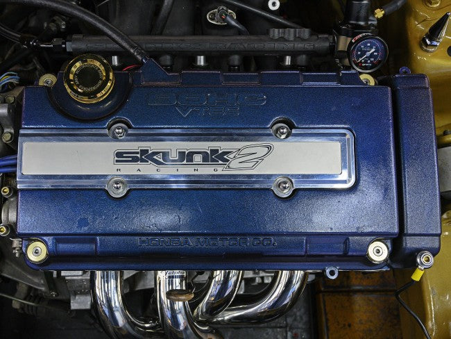Polished Billet Wire Cover <br> Honda B-Series VTEC