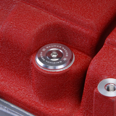 Clear Anodized Low-Profile Valve Cover Hardware <br> Honda B-Series VTEC