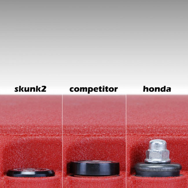 Clear Anodized Low-Profile Valve Cover Hardware <br> Honda B-Series VTEC