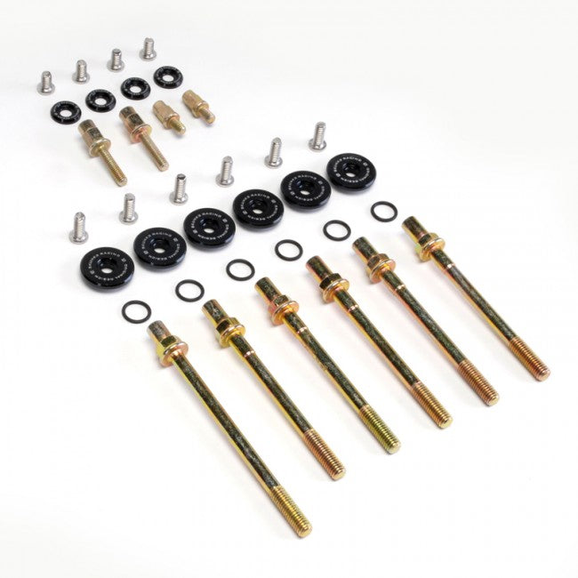 Black Anodized Low-Profile Valve Cover Hardware <br> Honda B-Series VTEC