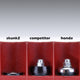 Black Anodized Low-Profile Valve Cover Hardware <br> Honda B-Series VTEC