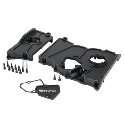 Black Anodized Timing Chain Cover <br> Honda K20
