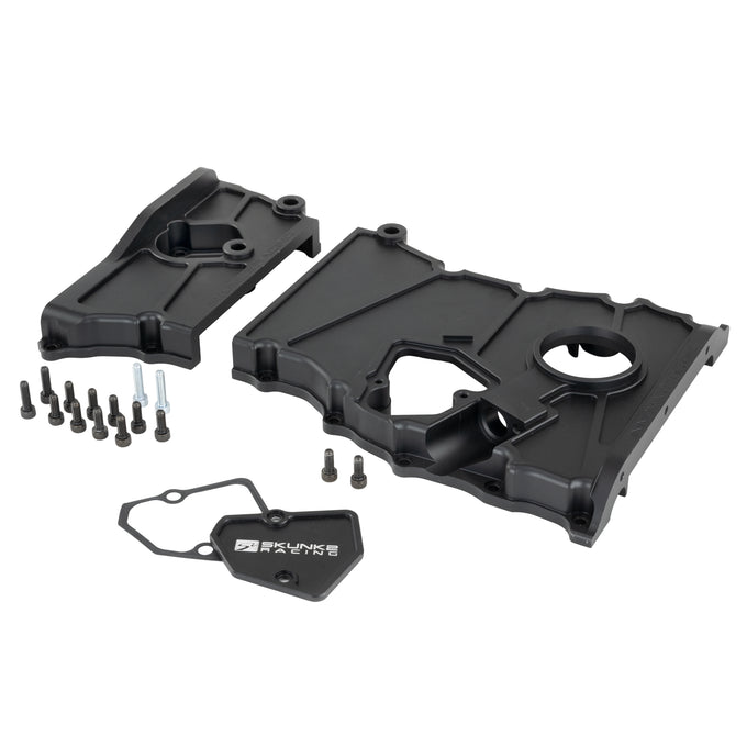 Black Anodized Timing Chain Cover <br> Honda K20