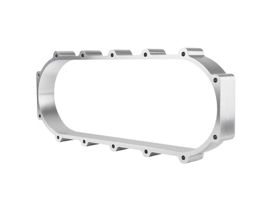 Silver RACE Intake Manifold 2 Liter Spacer <br> Honda Universal