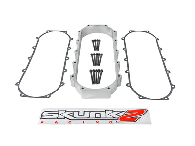 Silver RACE Intake Manifold 2 Liter Spacer <br> Honda Universal