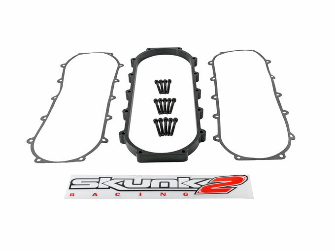 Black RACE Intake Manifold 1 Liter Spacer <br> Honda Universal