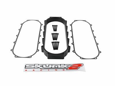 Black Intake Manifold 2 Liter Spacer <br> Honda Universal
