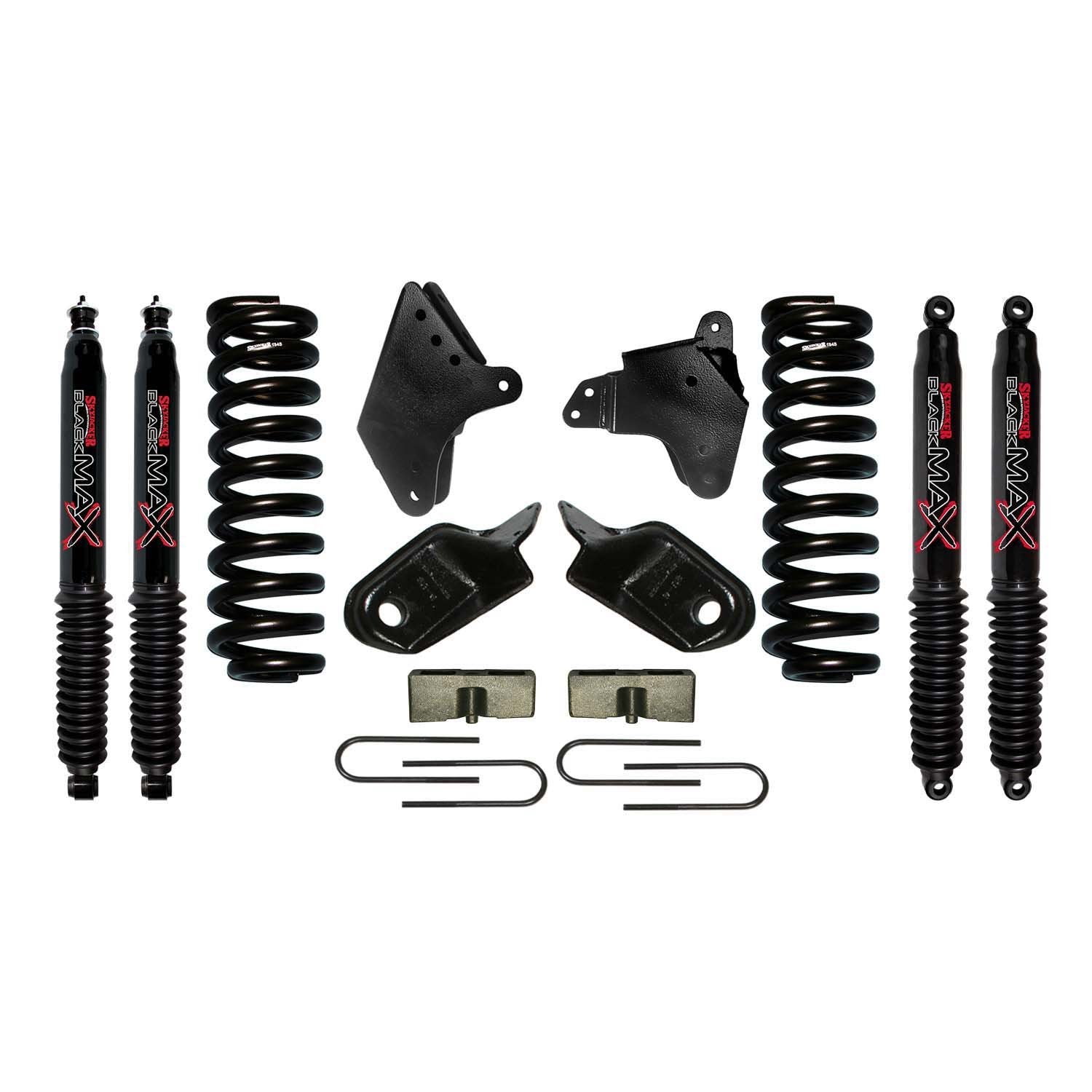 4 in. Lift Kit w/ Black MAX Shocks <br> 80-96 Ford F-150