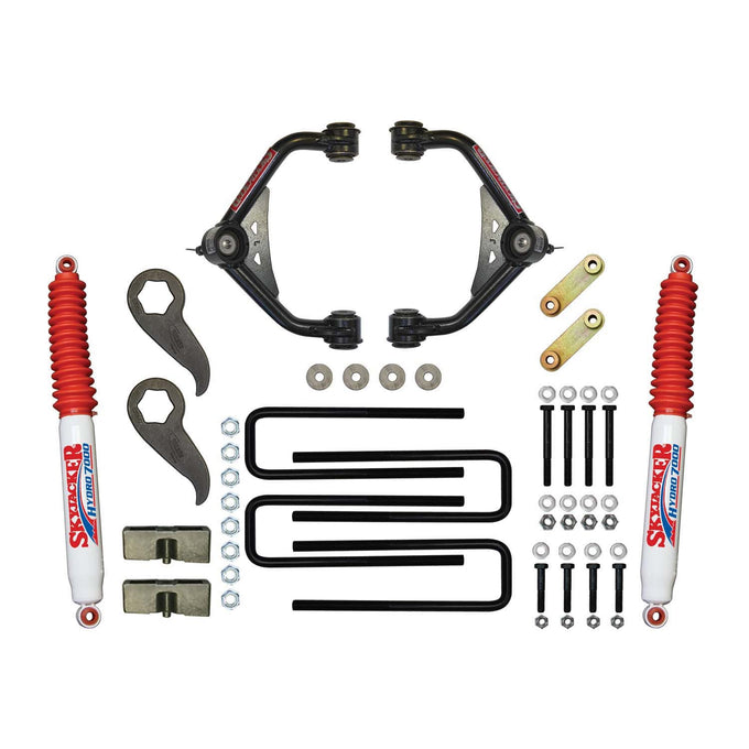 3-3.5 Inch UCA Lift Kit w/ Hydro 7000 Rr Shocks <br> 11-19 Chevy/GMC Silverado Sierra 2500 3500 HD