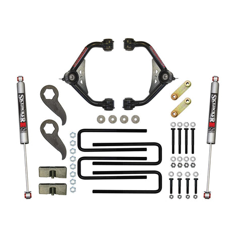 3-3.5 Inch UCA Lift Kit w/ M9500 Rr Shocks <br> 11-19 Chevy/GMC Silverado Sierra 2500 3500 HD