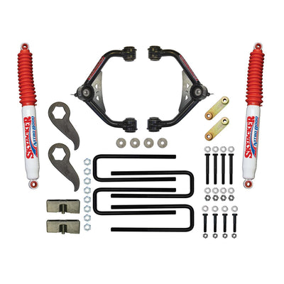 3-3.5 Inch UCA Lift Kit w/ Nitro 8000 Rr Shocks <br> 11-19 Chevy/GMC Silverado Sierra 2500 3500 HD