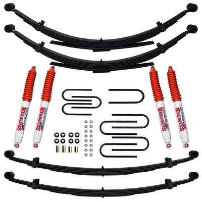 2.5 in. Lift System w/ Nitro Shocks <br> 75-78 GMC K/V 15 1500 Suburban, 73-86 Chevy K10 Suburban