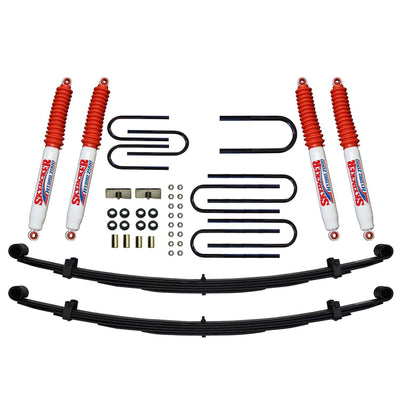2.5 in. Suspension Lift Kit with F/R Leaf Springs. <br> 89-91 Chevy/GMC V1500 Suburban, 1988 V20 Suburban