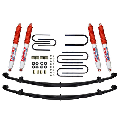 2.5 in. Suspension Lift Kit with F/R Leaf Springs. <br> 89-91 Chevy/GMC V1500 Suburban, 1988 V20 Suburban