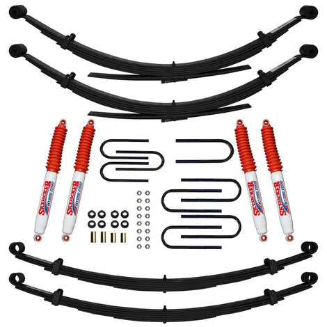 4 in. Lift System w/ Hydro Shocks <br> 75-78 GMC K/V 15 1500 Suburban, 73-86 Chevy K10 Suburban