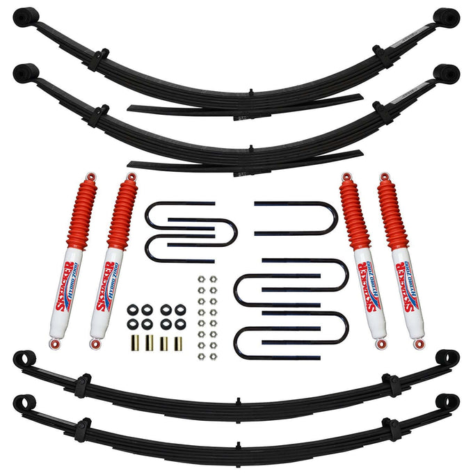 4 in. Lift System w/ Hydro Shocks <br> 75-78 GMC K/V 15 1500 Suburban, 73-86 Chevy K10 Suburban