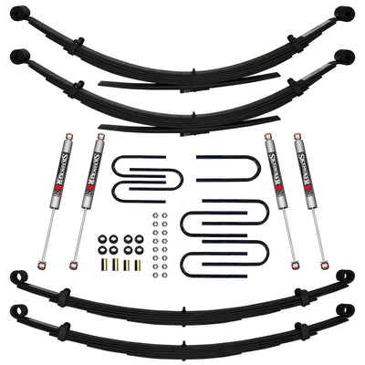 4 in. Lift System w/ M95 Performance Shocks <br> 75-78 GMC K/V 15 1500 Suburban, 73-86 Chevy K10 Suburban