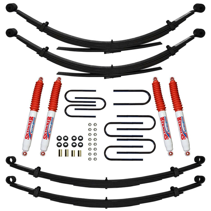 4 in. Lift System w/ Nitro Shocks <br> 75-78 GMC K/V 15 1500 Suburban, 73-86 Chevy K10 Suburban