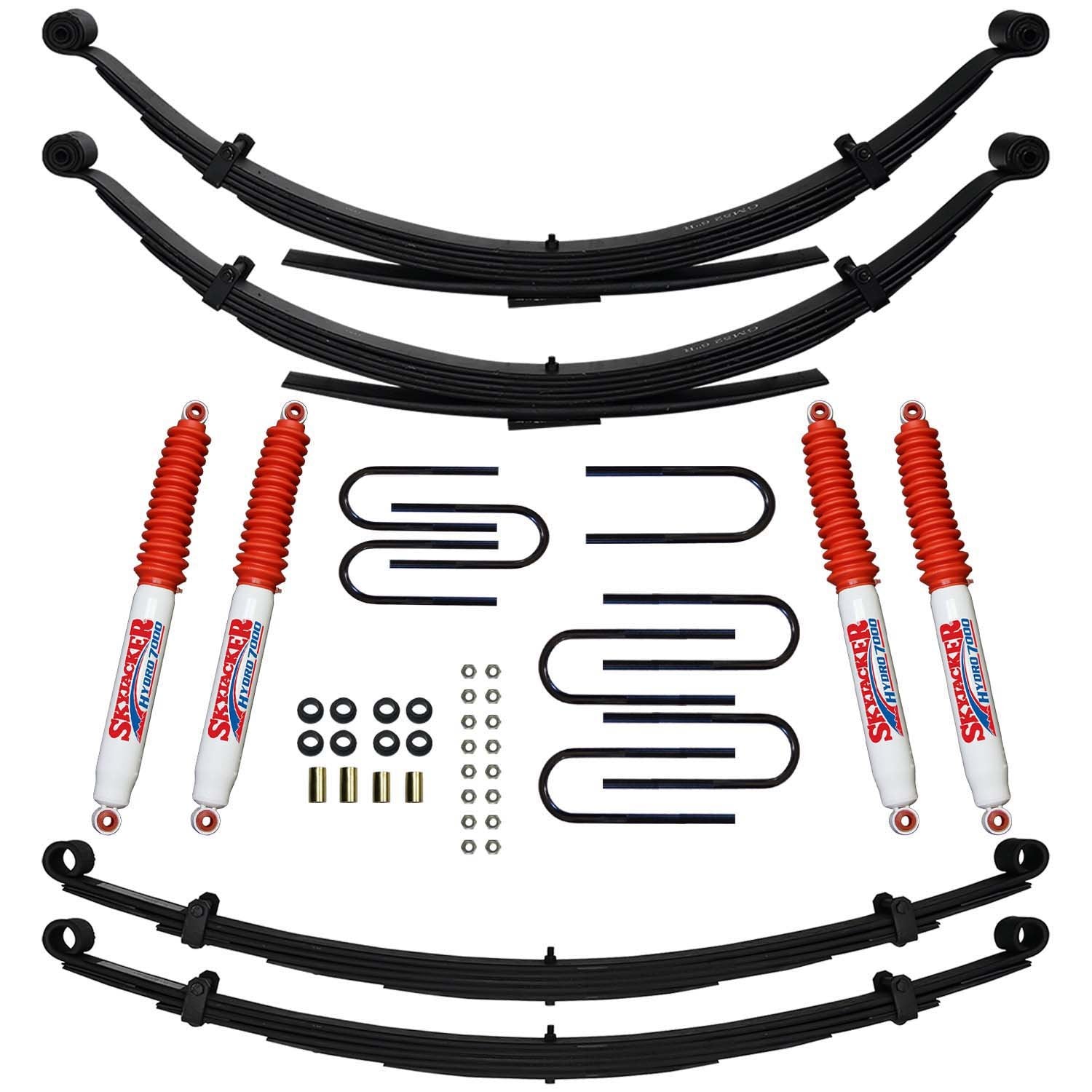 4 in. Lift System w/ Hydro Shocks <br> 75-78 GMC K/V 15 1500 Suburban, 73-86 Chevy K10 Suburban