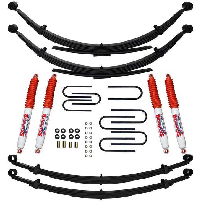 4 in. Lift System w/ Hydro Shocks <br> 75-78 GMC K/V 15 1500 Suburban, 73-86 Chevy K10 Suburban