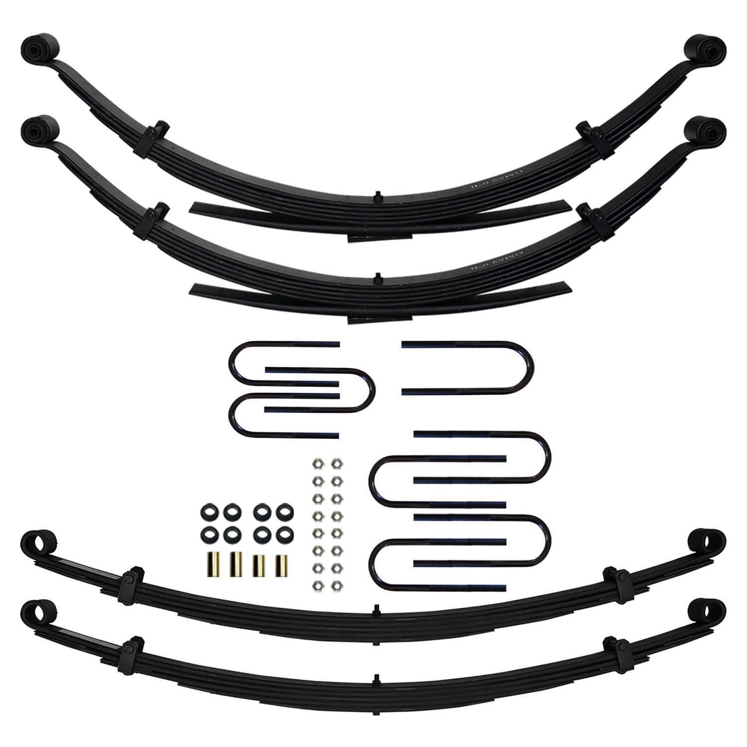 4 in. Lift Kit w/ Fr and Rr Leaf Springs <br> 89-91 Chevy/GMC V1500, 1988 V10 Suburban