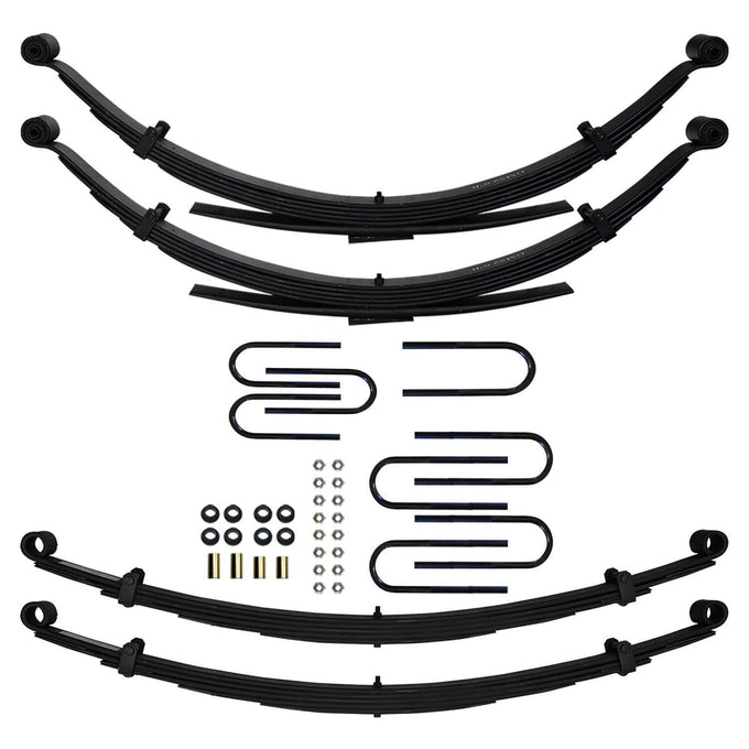 4 in. Lift Kit w/ Fr and Rr Leaf Springs <br> 89-91 Chevy/GMC V1500, 1988 V10 Suburban