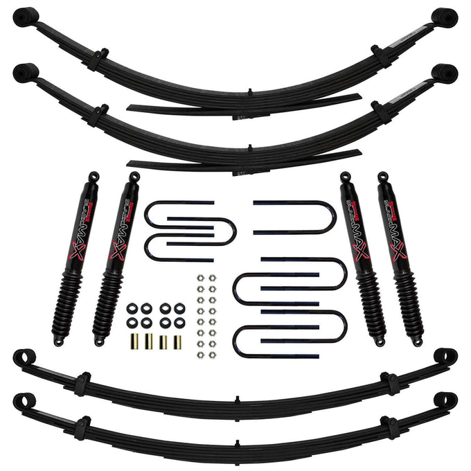 4 in. Lift System w/ Black MAX Shocks <br> 73-86 Chevy K/V 20 25 2500 Suburban Pickup