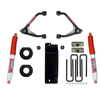 3.5-4 Inch UCA Lift Kit w/ Nitro 8000 Rr Shocks <br> 14-16 Chevy Silverado, GMC Sierra 1500