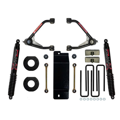 3.5-4 Inch UCA Lift Kit w/ B8500 Rr Shocks <br> 14-16 Chevy Silverado, GMC Sierra 1500