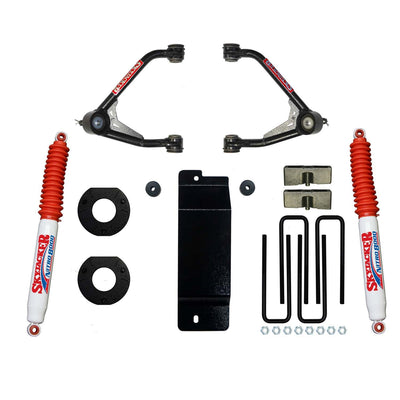 3.5-4 Inch UCA Lift Kit w/ Nitro 8000 Rr Shocks <br> 17-18 Chevy Silverado, GMC Sierra 1500